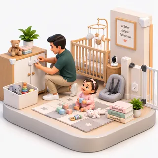 Baby Safety & Setup illustration