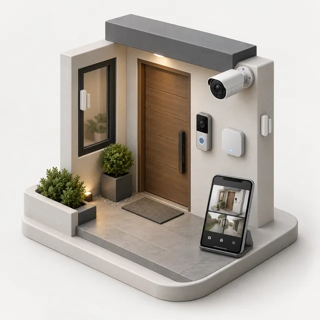 CCTV & Smart Security illustration