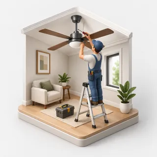 Ceiling Fan Repair illustration