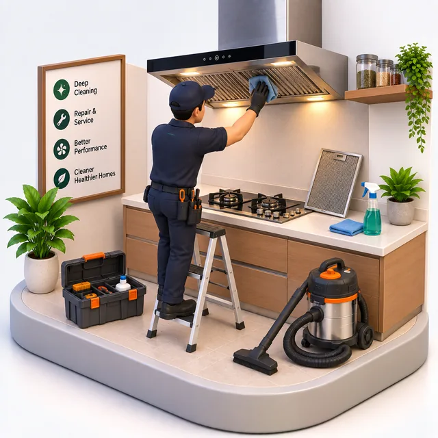 Chimney Cleaning & Repair illustration