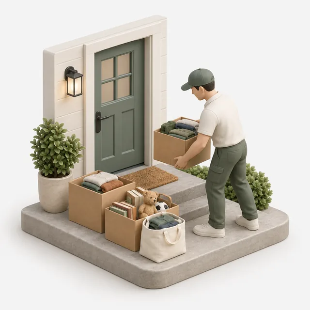 Donation Pickup illustration