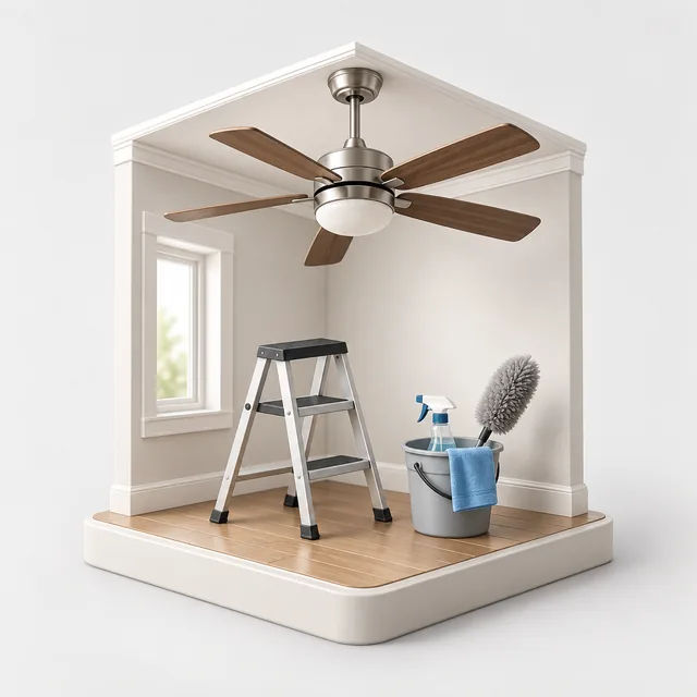 Fan Cleaning illustration