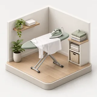 Ironing illustration