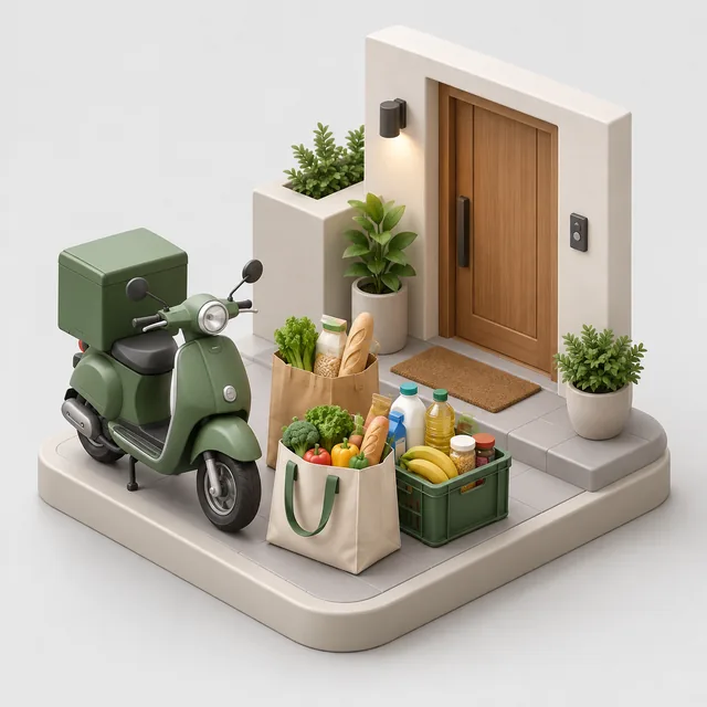 Kirana & Grocery illustration
