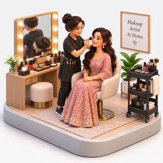 Makeup Artist illustration