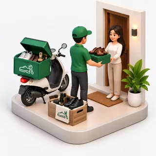 Shoe Repair & Care illustration