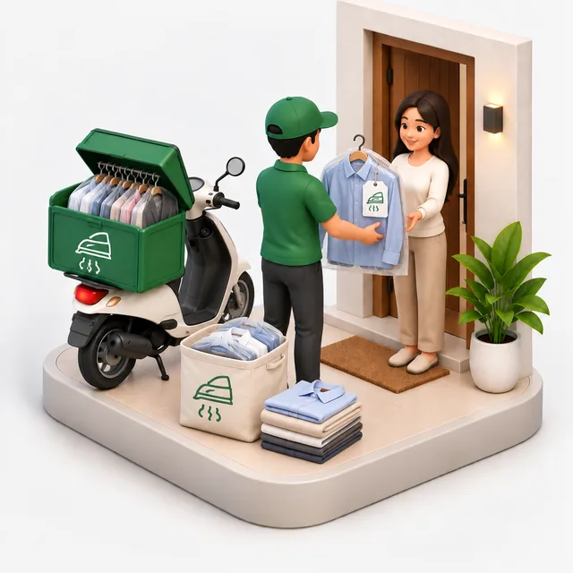 Steam Press / Ironing Pickup illustration