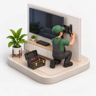 TV Installation & Repair illustration
