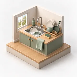 Utensil Cleaning illustration