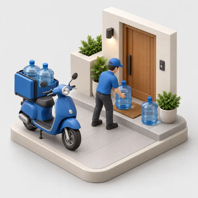 20L Water Can illustration