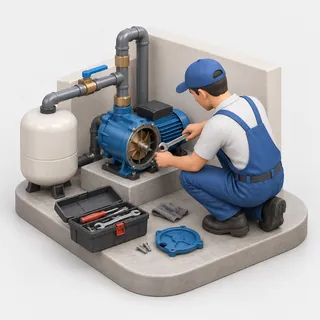 Water Pump / Motor Repair illustration