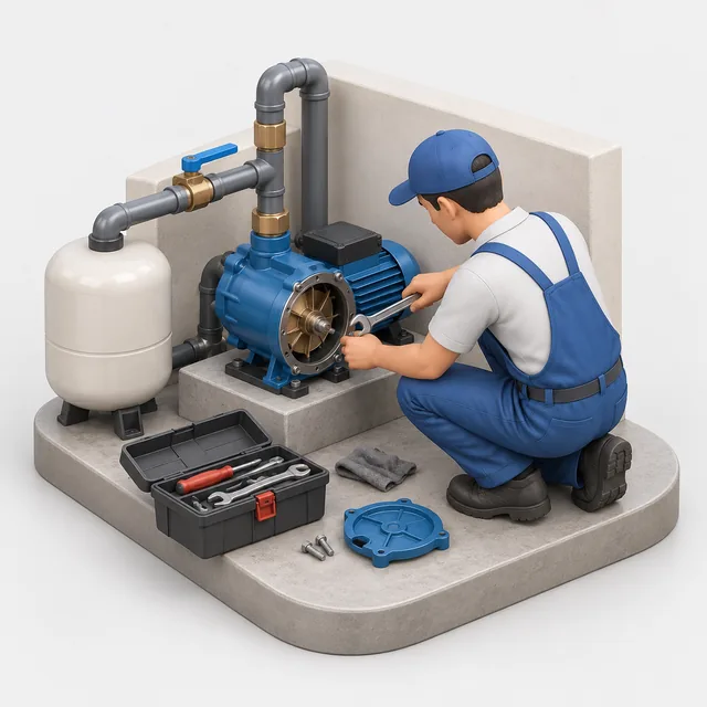 Water Pump / Motor Repair illustration