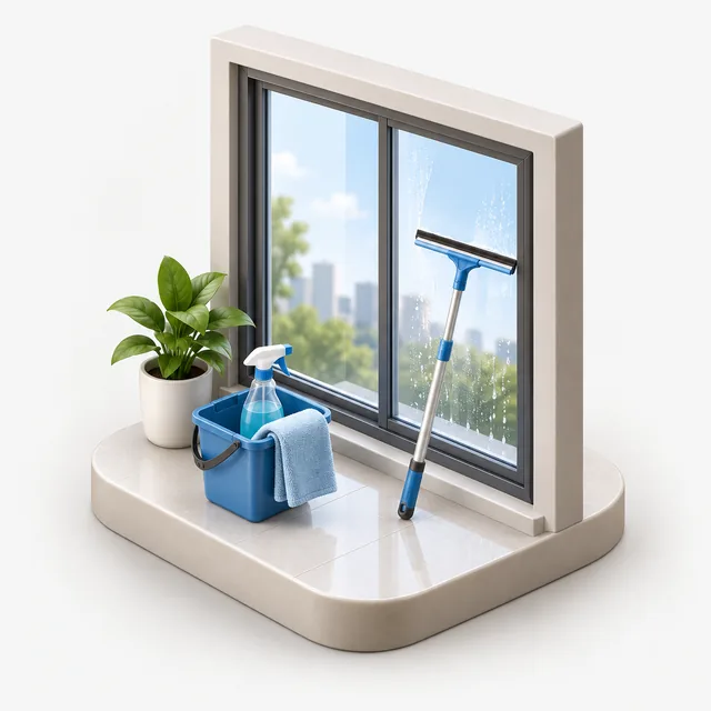 Window Cleaning illustration